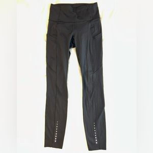 Black lululemon leggings size 4